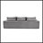 110 L-Shaped Sectional Sofa-233237078
