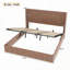 Base de lit plateforme en bois avec rangement relevable-826710342-826710337