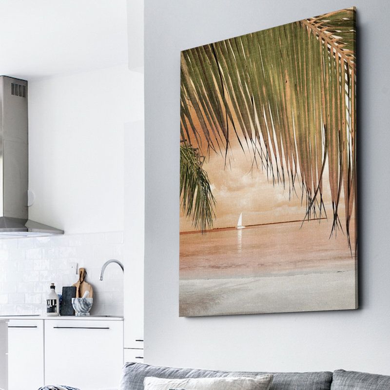 « west coast paradise », reproduction de photo sur toile tendue, H 16 po x l 20 po x P 1,5 po