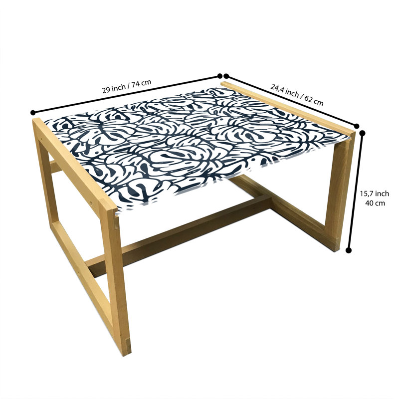 Hidajet Sled Coffee Table, 40cm H x 74cm W x 62cm D