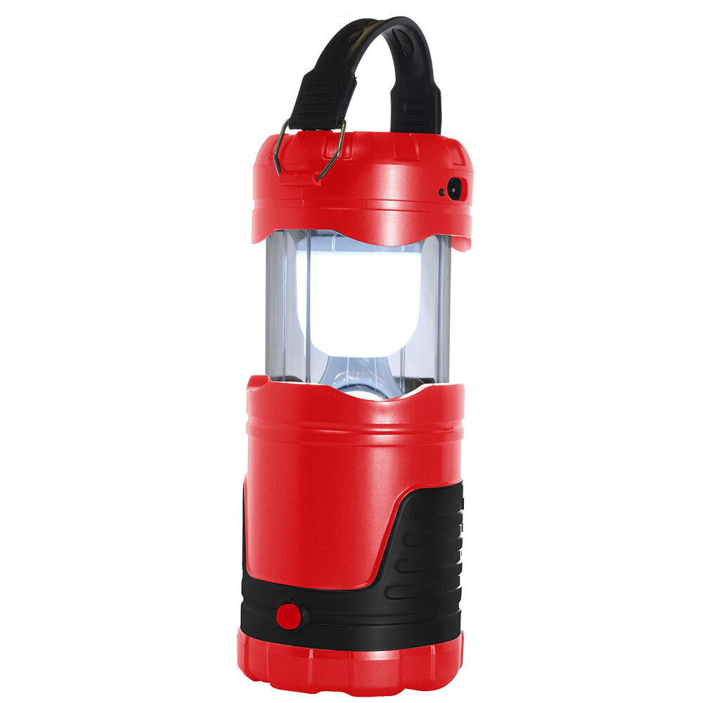 SUNLONG Camping Lantern,Portable Camping Lights,Battery Operated Lanterns  for Power Outages,Romantic Atmosphere Lamp for Party,Tents,Hiking (Red)