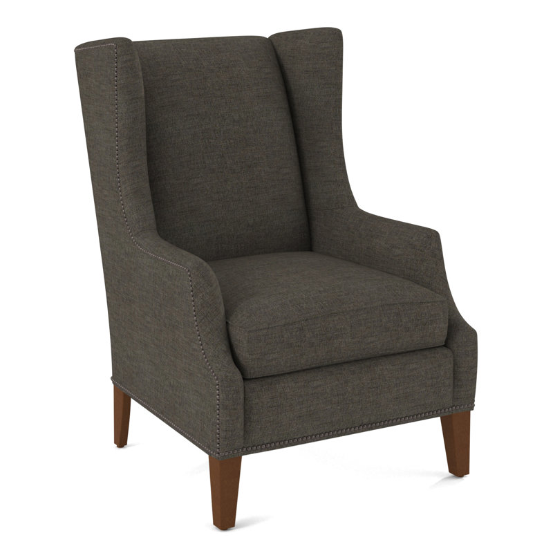 Wingback Chair, Rumor Bliss, English Saddle