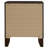 2-Drawer Nightstand Bedside Table Walnut