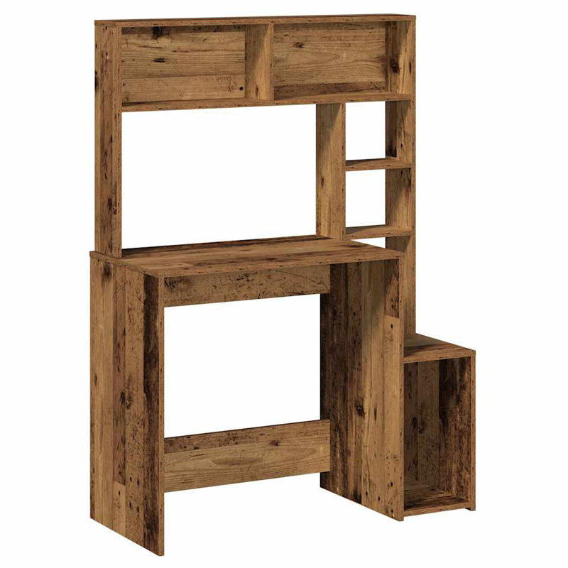 Baldomero Computer Desk, Old Wood
