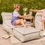 Dolce Outdoor Lounger Chair and Footstool Bean Bag-1479572166