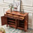 Cherry Solid Wood Shoe Storage Bench