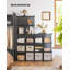 16 Pair Stackable Shoe Storage Cabinet