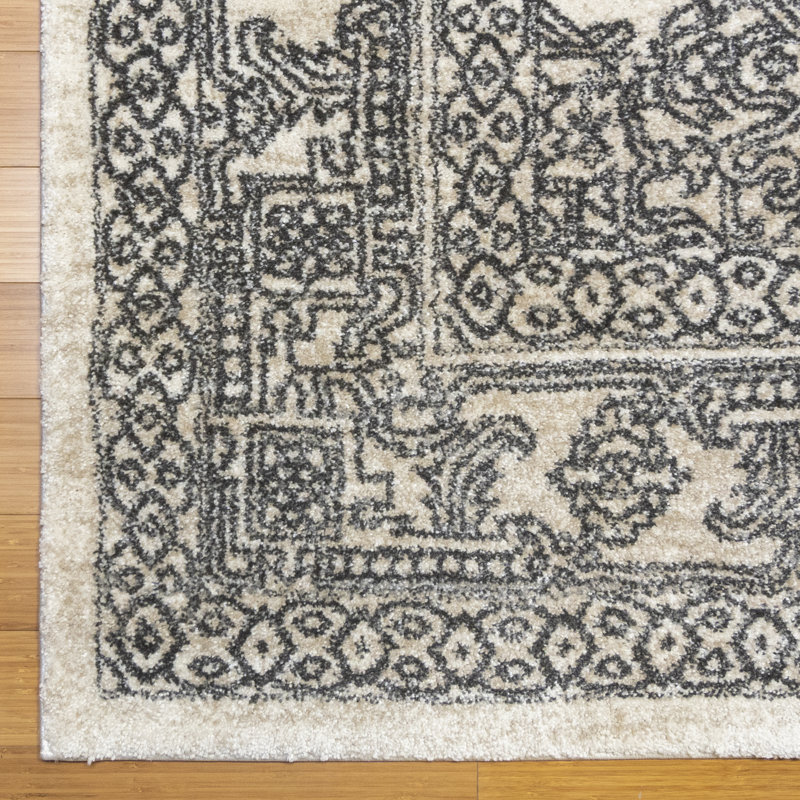 Tapis à volutes Lascala Brisbane, Rectangle 6 pi 6 po x 9 pi 6 po