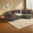Compression Corduroy Sectionals, Modern Curved L Shape Home Lounge Sofa