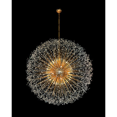 Islaa Dimmable Crystal Sputnik Chandelier 