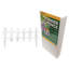 12 in. x 23 in. Vinyl Picket Garden Fence