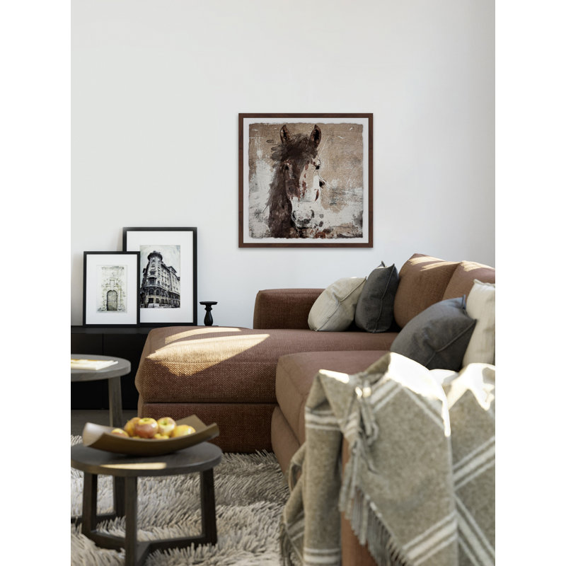 « rêve cheval 4 », impression encadrée, H 32 po x l 32 po x P 1,5 po