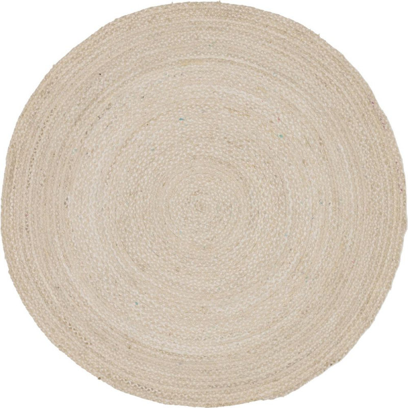 Uhrichsville Cotton Indoor Rug, Round 8'