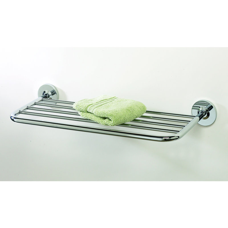 Chrome Wall Mounted 20-Inch Single Bar Towel Rack