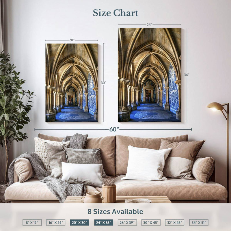 Adella Cathedral Cloister, 36" H x 24" W
