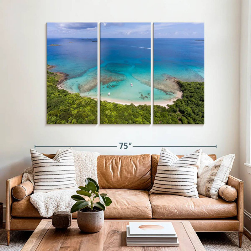 Nicci Culebra Coast, H 42 po x l 65 po
