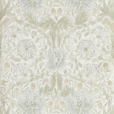 Pure Honeysuckle & Tulip Wallpaper