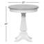 Colburn Round Wooden Pedestal End Table