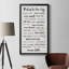 Rules to Live By - Art textuel sur toile encadré-692085563-692085552
