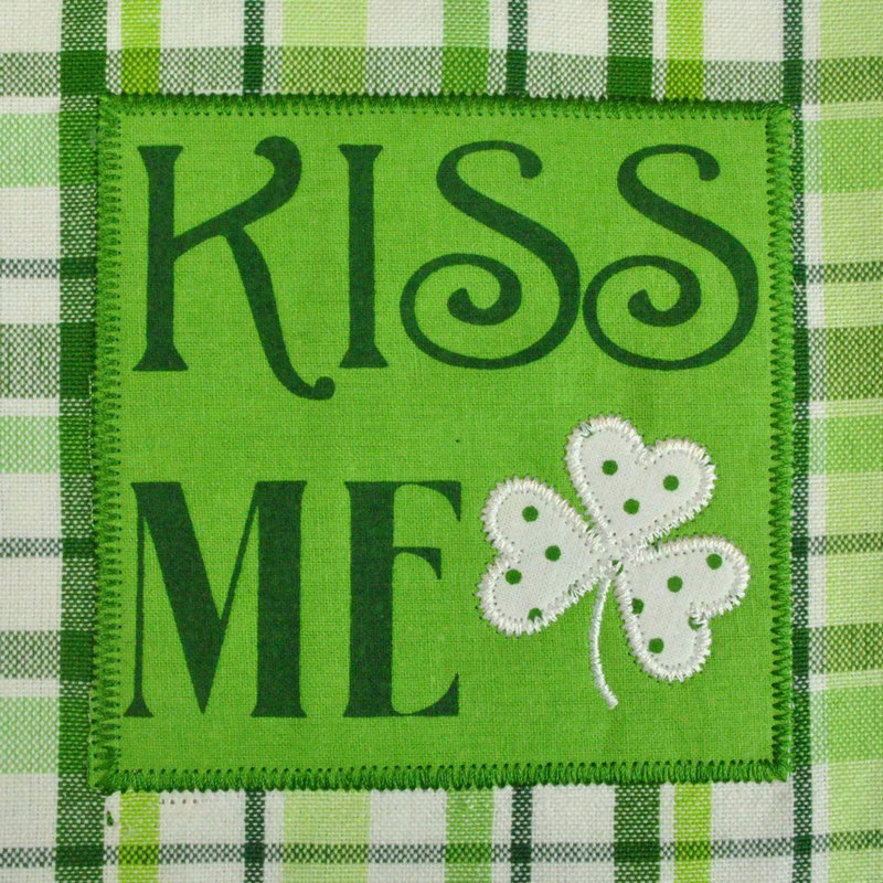 Ensemble de chiffons brodé 3 pièces st. patty Poche