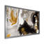 Or et vagues de marbre noir II - peinture sur toile-67231997-67231993