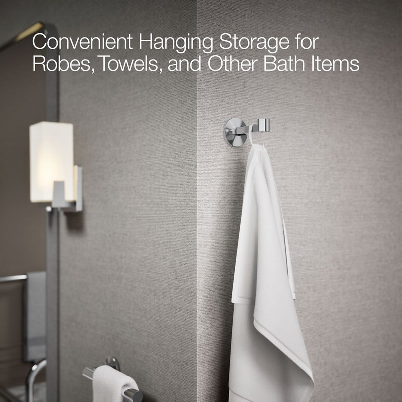 Components™ Robe Hook, Polished Chrome