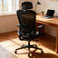 Chaise de bureau ergonomique robuste en maille respirante avec appui-tête réglable en 3D, accoudoirs 4D, chaise de bureau à haut dossier lombaire dynamique en 3D, grande et haute chaise pivotante pour la maison, le bureau, le bureau et les jeux jusqu'à 400 lb