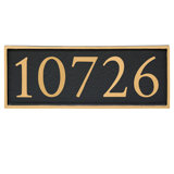 Serif 1-Line Wall Address Plaque