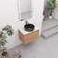 Meuble-lavabo mural 30 po avec lavabo d'art en céramique, portes à fermeture en douceur-1498594612