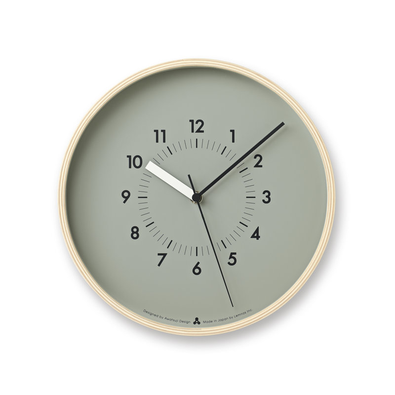 Horloge Lemnos SOSO, Gris