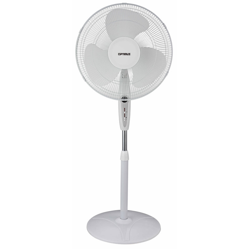Ventilateur debout 16", Blanc