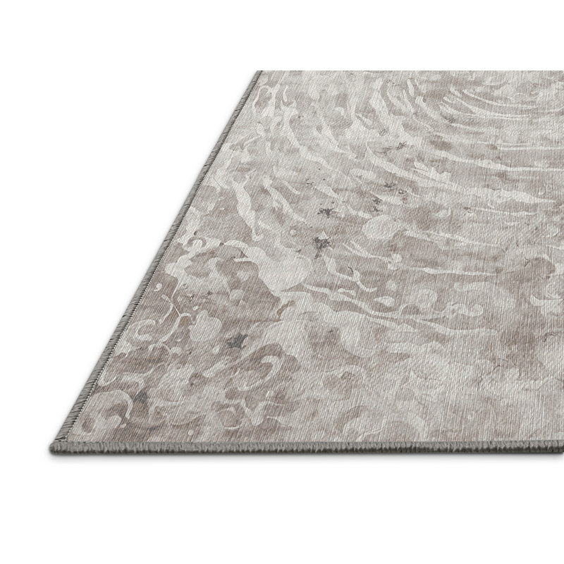 Tapis gris lavable à la machine, Tapis de couloir 2 pi x 4 pi