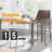 Sanjana Upholstered Counter Stool with Metal Frame-1069045254