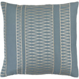 Cora Geometric Linen Reversible Pillow Cover