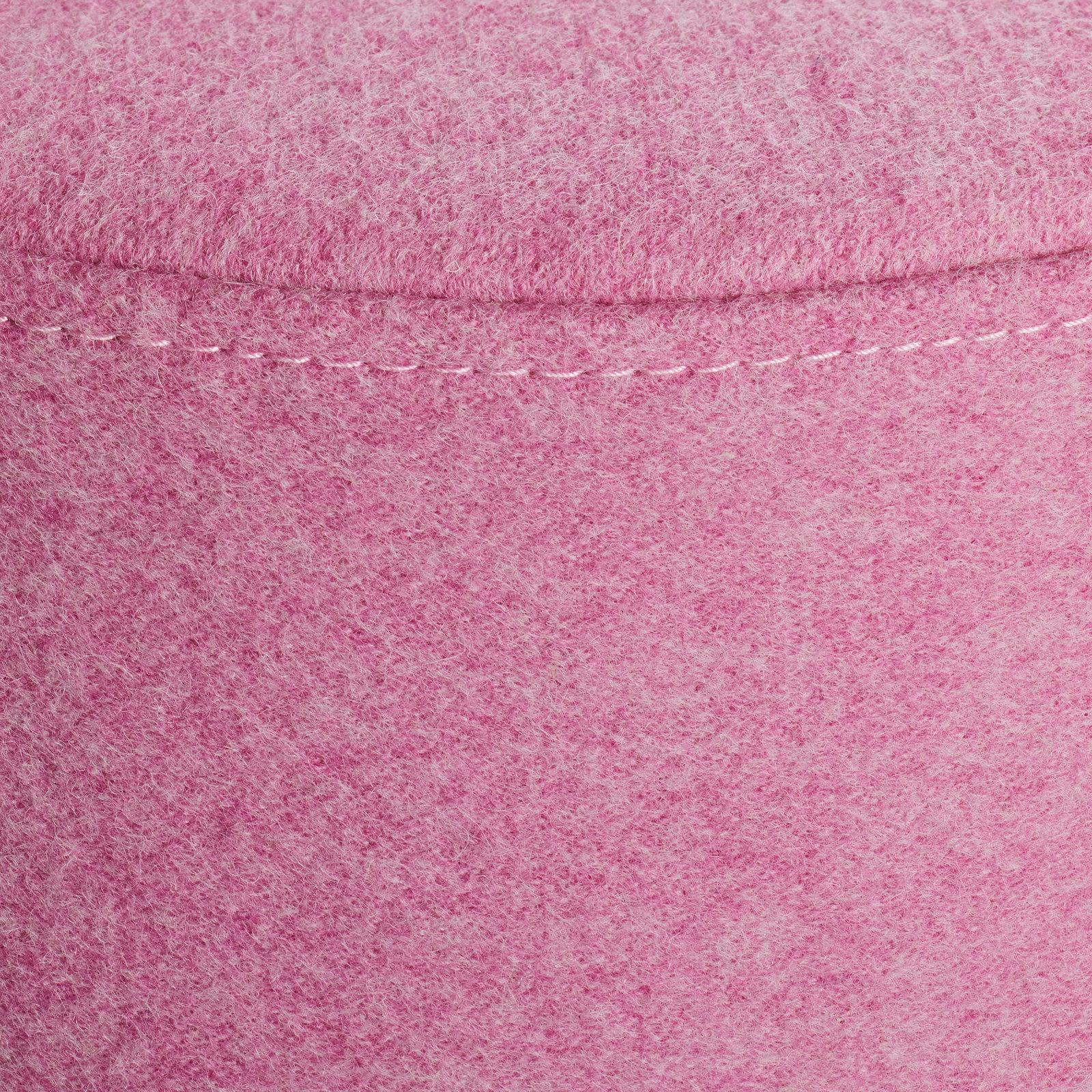 Bumper Upholstered Pouf, Vesper Bubblegum
