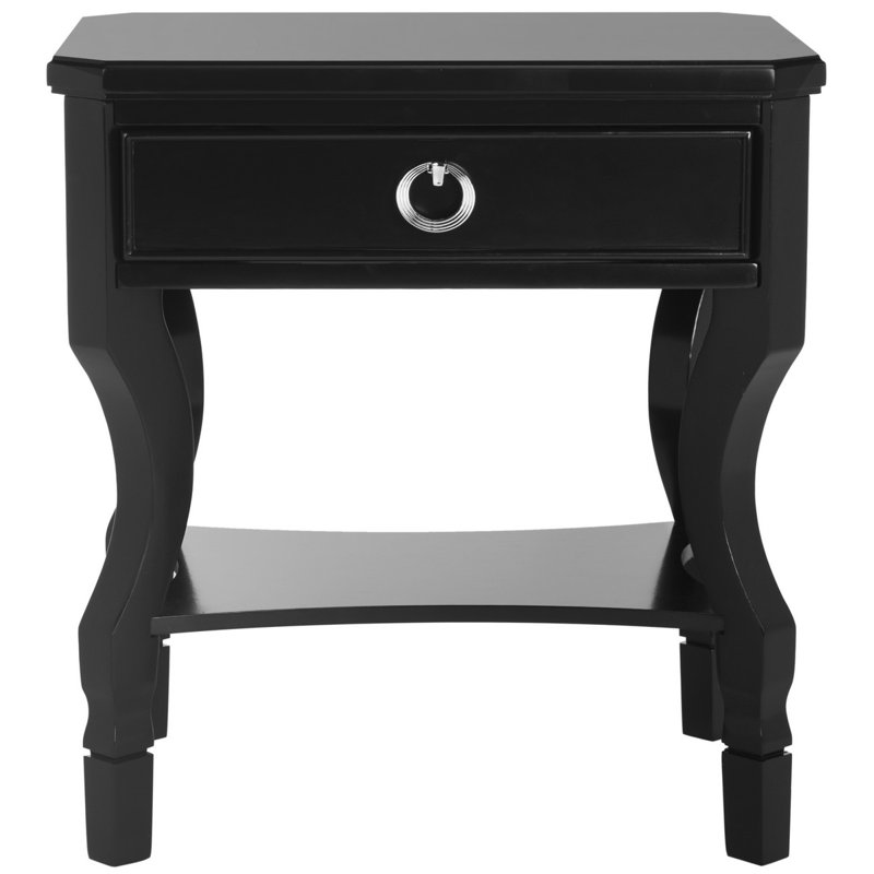 Table de chevet 24 po Elegant Desirat, Noir