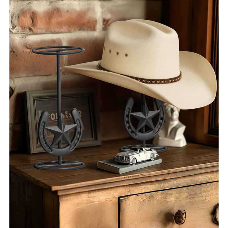 Ensemble de 2 porte-chapeaux, Noir
