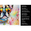 Serviette de cuisine Boston Terrier Hippie Dawg