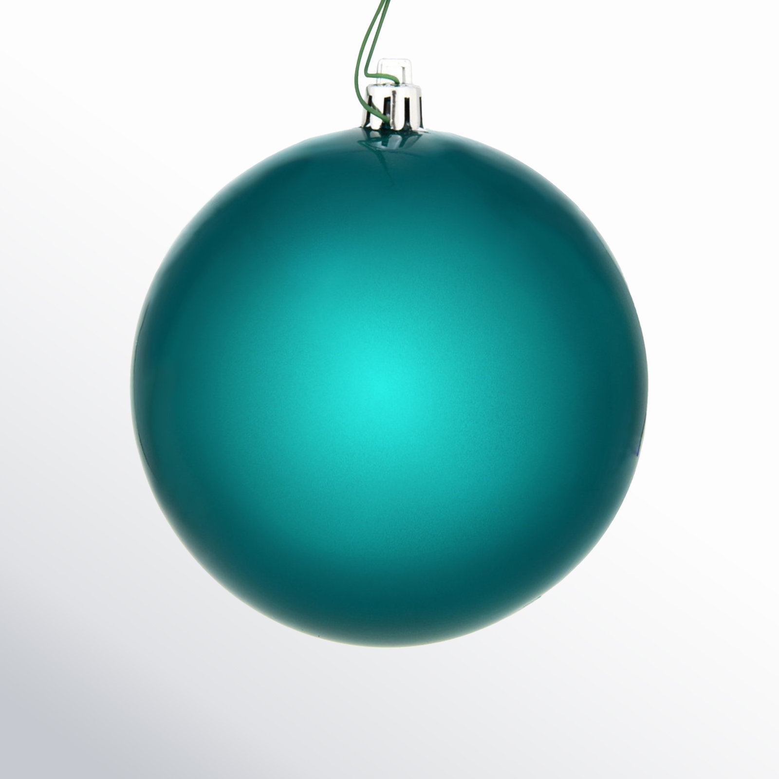 Shatterproof Bauble, 3" H x 3" W x 3" D, Teal