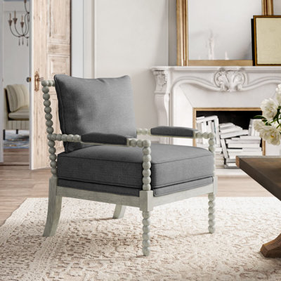 Timmey 26.75" Wide Polyester Armchair by Bungalow Rose