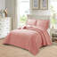 Polyester Floral Bedspread with Pillow Shams-26015125-26015122