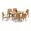 Lagos Outdoor - Piece Teak Dining Set-1869858634