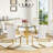 7-Piece Round Glass Dining Table Sets-1142526099-1142526102