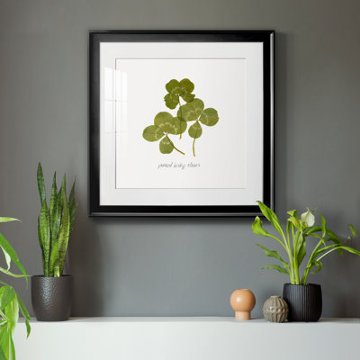 «Pressed Clover II», reproduction encadrée de qualité supérieure - prête à être accrochée