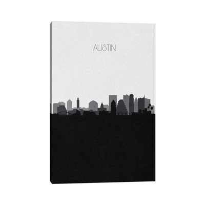 Austin Skyline 1 Piece Wrapped Canvas Wall Art