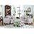 Tatman Linen Blend Sectional With 2 Ottomans,U-Shape Sectional Sofa Couch-171283251