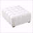 White Boucle Multipurpose Ottoman