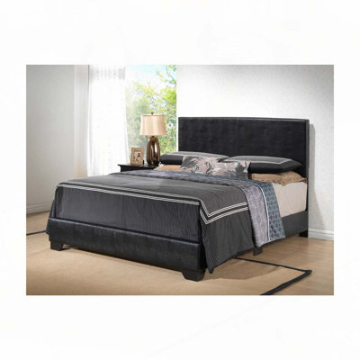 PU Faux Leather Upholstered Bed