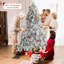 L'arbre de Noël en flocons de Noël Holiday