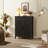 Ishpreet 5-Tier Shoe Storage Cabinet With Doors And Drawer, Wooden Shoe Rack Organizer-2068133257